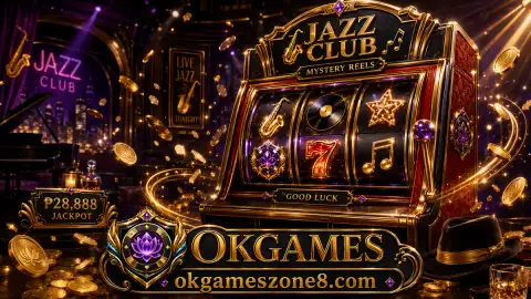 okgames slot: Amethyst lotus slot cabinet framed by royal violet light and antique-gold details