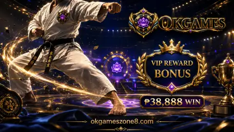 Final OKGAMES sports frame with court atmosphere and a compact mobile event interface